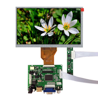 AT070TN92 Innolux 7.0 &quot;800 (RGB) × 480250 cd / m² شاشة LCD الصناعية