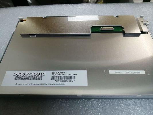 LQ085Y3LG13 شارب 8.5 &quot;LCM 800 × 480RGB 450cd / m² شاشة LCD الصناعية