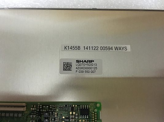 LQ070Y5DG13 شارب 7 &quot;LCM 800 × 480RGB شاشة LCD الصناعية