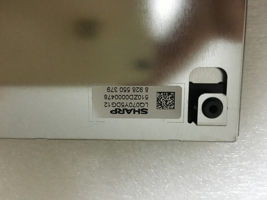 LQ070Y5DG12 شارب 7 &quot;LCM 800 × 480RGB شاشة LCD الصناعية