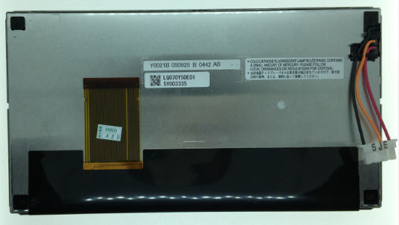 7 بوصات LCM 800 × 480RGB 320cd / m² LQ070Y5DE01 شاشة شارب TFT LCD