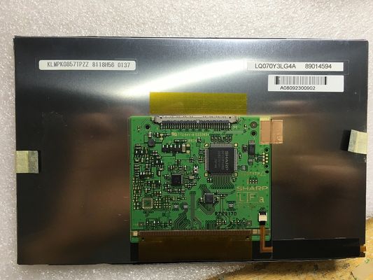 LQ070Y3LG4A شارب 7 بوصات LCM 800 × 480RGB 350cd / m² شاشة LCD الصناعية