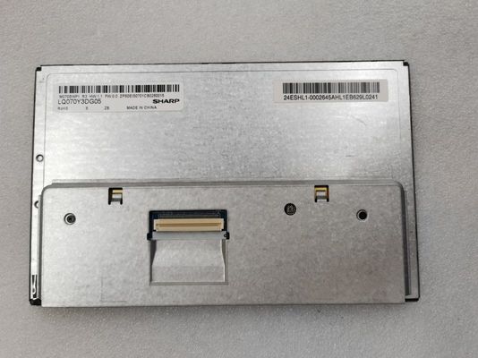 7 بوصات LCM 800 × 480RGB 350cd / m² LQ070Y3DG05 شاشة TFT LCD شارب