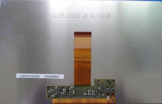 LQ070Y3DG02 شارب 7 بوصات LCM 800 × 480RGB 280cd / m² شاشة LCD الصناعية