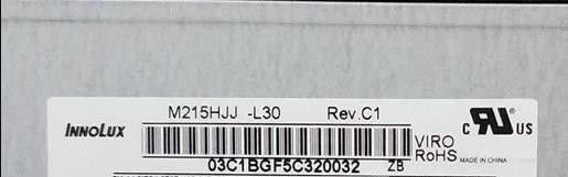 إنولوكس 21.5" 250cd/m2 Tft شاشة LCD M215HJJ-L30 Rev.C1 89/89/89/89 (النوع.)