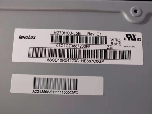 شاشة M270HCJ-L5B Innolux مقاس 27.0 بوصة 1920 (RGB) × 1080250 شمعة / متر مربع شاشة LCD صناعية
