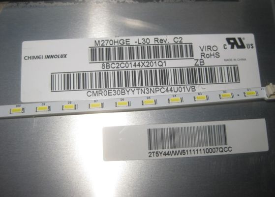 M270HGE-L30 CHIMEI Innolux 27.0 &quot;1920 (RGB) × 1080 300 شمعة / متر مربع شاشة LCD الصناعية