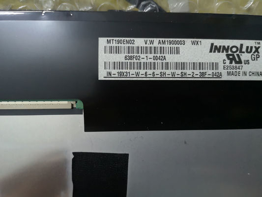 MT190EN02 V.W CHIMEI Innolux 19.0 &quot;1280 (RGB) × 1024250 شمعة / متر مربع شاشة LCD الصناعية
