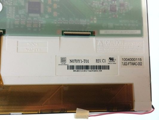 N070Y1-T01 CMO 7.0 &quot;800 (RGB) × 480250 cd / m² شاشة LCD الصناعية