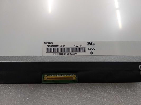 N101BGE-L31 Innolux 10.1 بوصة 1366 (RGB) × 768 200 شمعة / متر مربع شاشة LCD الصناعية