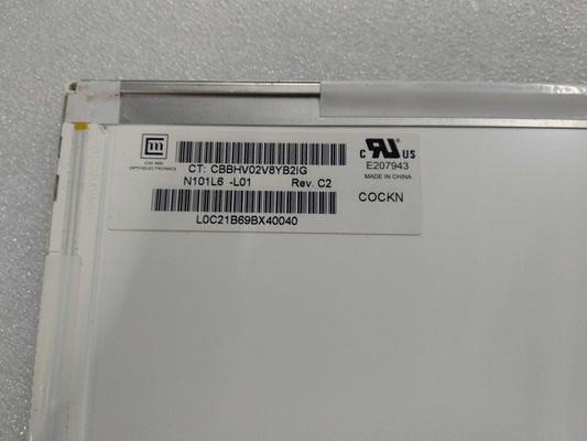 N101L6-L01 CMO 10.1 &quot;1024 (RGB) × 600 200 شمعة / متر مربع شاشة LCD الصناعية