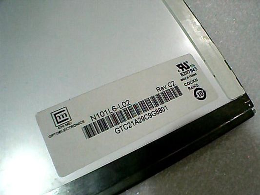N101L6-L02 CMO 10.1 بوصة 1024 (RGB) × 600 200 شمعة / متر مربع شاشة LCD الصناعية