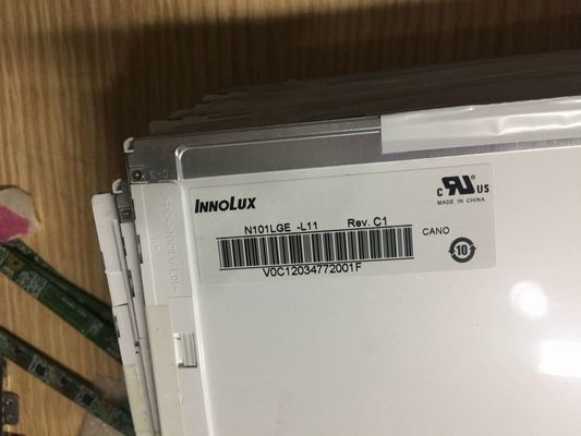 N101LGE-L11 Chimei Innolux 10.1 &quot;1024 (RGB) × 600 200 شمعة / متر مربع شاشة LCD الصناعية