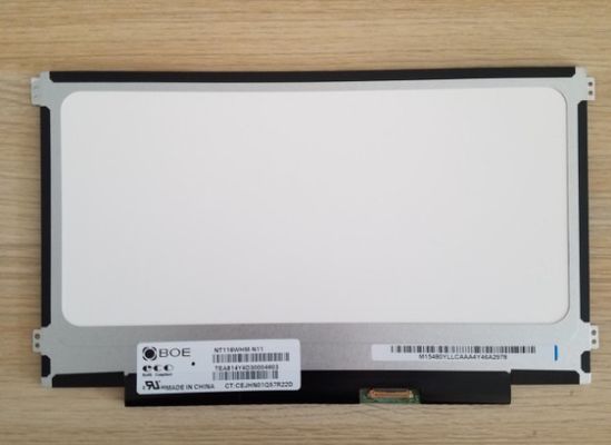N116BGE-EA2 Innolux 11.6 &quot;1366 (RGB) × 768220 شمعة / متر مربع شاشة LCD الصناعية