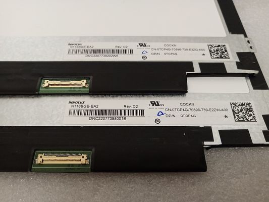 N116BGE-EB2 Innolux 11.6 &quot;1366 (RGB) × 768220 شمعة / متر مربع شاشة LCD الصناعية