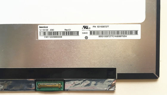 N116HSE-EBC Innolux 11.6 بوصة 1920 (RGB) × 1080 300 شمعة / متر مربع شاشة LCD الصناعية