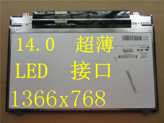 N140BGE-L43 INNOLUX 14.0 &quot;1366 (RGB) × 768 200 شمعة / متر مربع شاشة LCD الصناعية