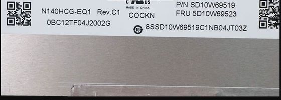 N140HCG-EQ1 INNOLUX 14.0 بوصة 1920 (RGB) × 1080 300 شمعة / متر مربع شاشة LCD الصناعية
