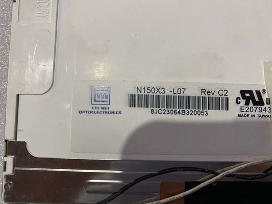 N150X3-L07 CMO 15.0 &quot;1024 (RGB) × 768170 شمعة / متر مربع شاشة LCD الصناعية