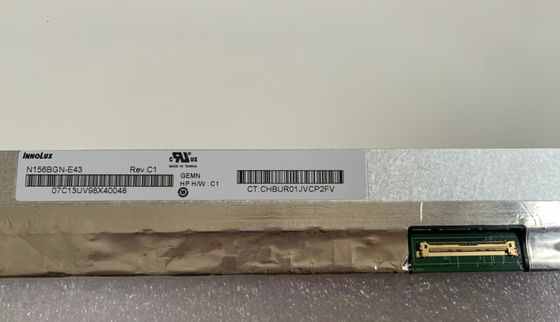 N156BGN-E43 Innolux 15.6 &quot;1366 (RGB) × 768220 cd / m² شاشة LCD الصناعية
