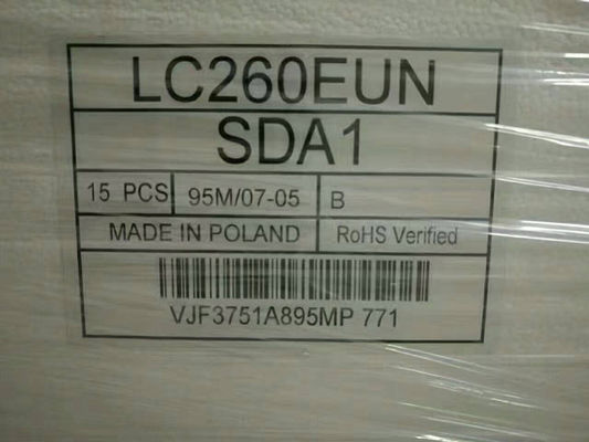 LC260EXN-SCB1 شاشة LG مقاس 26.0 بوصة 1366 (RGB) × 768400 شمعة / متر مربع شاشة LCD الصناعية