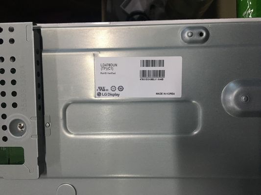 LD470DUN-TFC1 شاشة LG مقاس 47 بوصة 1920 (RGB) × 1080450 شمعة / متر مربع شاشة LCD الصناعية