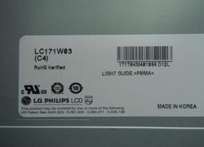 LC171W03-C4 شاشة إل سي دي فيليبس 17.1 بوصة 1280 × 768 450 شمعة / متر مربع شاشة LCD الصناعية