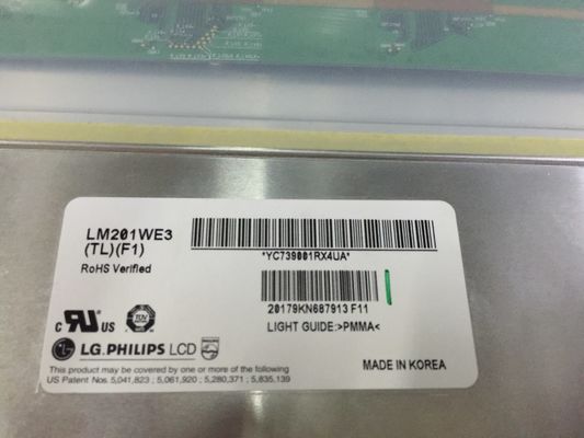 LM201WE2-SLA1 LG.Philips LCD 20.1 &quot;1680 × 1050 470cd / m2 شاشة LCD الصناعية 98PPI