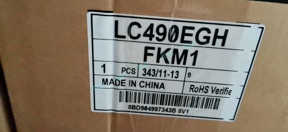 3840x2160 500cd / m2 لوحة LCD الصناعية شاشة LG 90PPI LC490EGH-FKM1