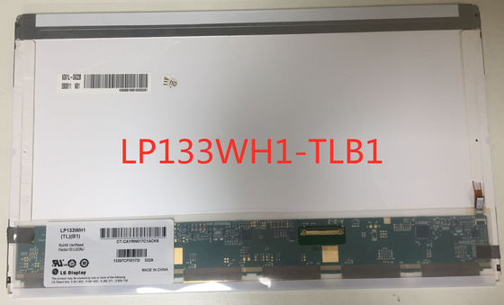 LP133WH1-TLB1 شاشة LG L 13.3 &quot;1366 (RGB) × 768300 شمعة / متر مربع شاشة LCD الصناعية 118PPI