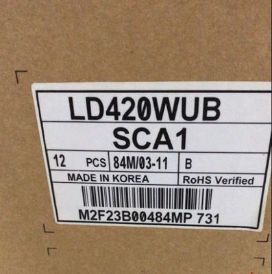 24in 1920 × 1080700cd / M2 Tft Lcd Screen 2PPI LD420WUB-SCA1