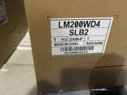 LM200WD4-SLB1 شاشة LG مقاس 20.0 بوصة 1600 (RGB) × 900250 شمعة / متر مربع شاشة LCD الصناعية