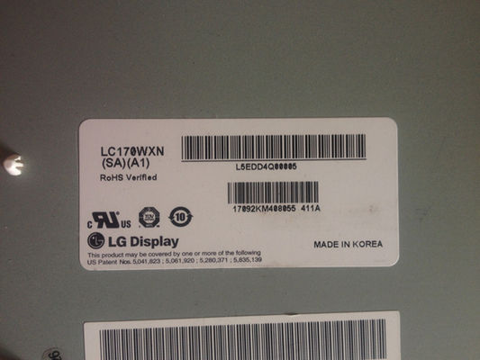 1366x768 350cd/M2 RGB Tft Display 17.0" LC170WXN-SAA1 89/89/89/89 (Min.) ((CR≥10)