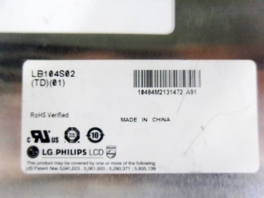 LB104S02-TD01 شاشة LG 10.4 &quot;800 (RGB) × 600250 cd / m² شاشة LCD الصناعية