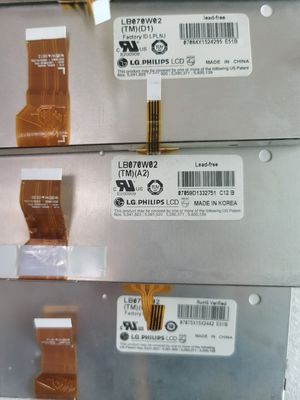LB070W02-TMJ2 LG.Philips LCD 7.0 &quot;480 (RGB) × 234220 شمعة / متر مربع شاشة LCD الصناعية