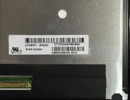 LP120UP1-SPA8 شاشة LG مقاس 12.0 بوصة 1920 (RGB) × 1280 340 شمعة / متر مربع شاشة LCD الصناعية