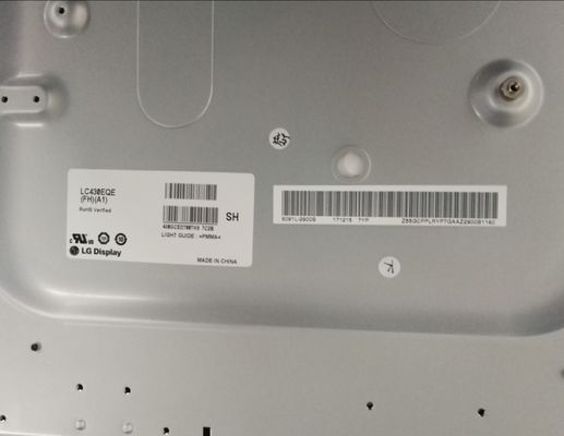 3840×2160 103PPI WLED TFT العرض 350cd/m2 LC430EQE-FHA1 43"89/89/89/89 (النوع.)