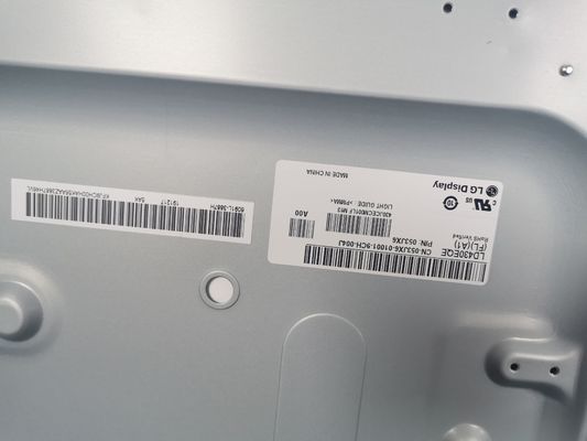 103PPI 43" 3840×2160 لوحة LCD مربعة 400cd/m2 LD430EQE-FLA1 89/89/89/89 (النوع.)