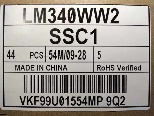 LM340WW2-SSC1 شاشة LG مقاس 34 بوصة 2560 (RGB) × 1080 300 شمعة / متر مربع شاشة LCD صناعية