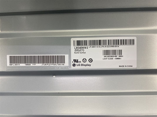 LM340WW2-SSC1 شاشة LG مقاس 34 بوصة 2560 (RGB) × 1080 300 شمعة / متر مربع شاشة LCD صناعية