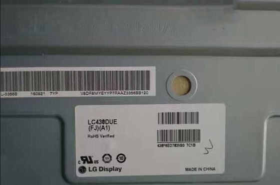 LC430DUE-FJA1 شاشة LG 43 بوصة 1920 (RGB) × 1080 200 شمعة / متر مربع شاشة LCD الصناعية