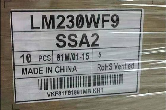 LM230WF9-SSA2 شاشة LG مقاس 23 بوصة 1920 (RGB) × 1080250 شمعة / متر مربع شاشة LCD صناعية