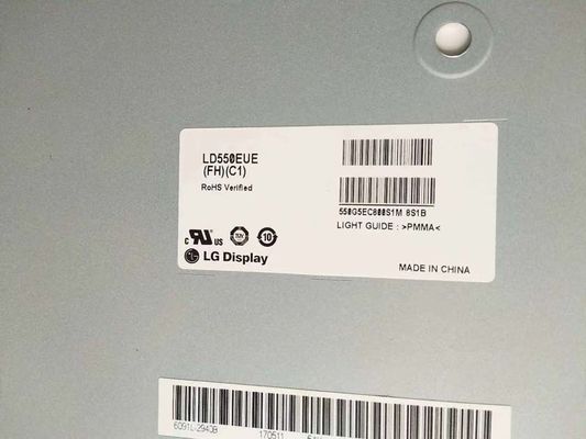 55" 80PPI 3840×2160 WLED TFT العرض 500cd/m2 LD550EQE-FKA1 89/89/89/89 (النوع.)