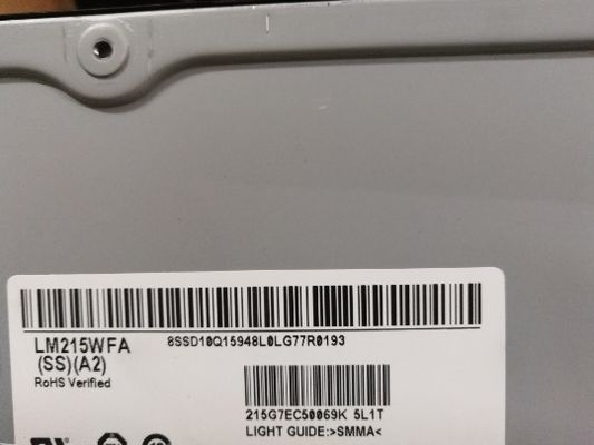 شاشة LM215WFA-SSA1 LG مقاس 21.5 بوصة 1920 (RGB) × 1080250 شمعة / متر مربع شاشة LCD صناعية