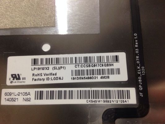 360cd / m2 149PPI Square Tft Display 10.1 &quot;1280 × 800 LP101WX2-SLA1