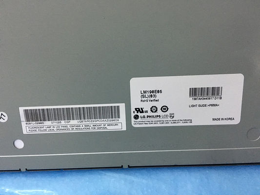 LM190E05-SL03 LG. شاشة LCD 19.0" 1280 ((RGB) × 1024 230 cd/m2 شاشة LCD صناعية