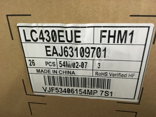 LD430EUE-FHC1 شاشة LG 43 بوصة 1920 (RGB) × 1080 300 شمعة / متر مربع شاشة LCD الصناعية