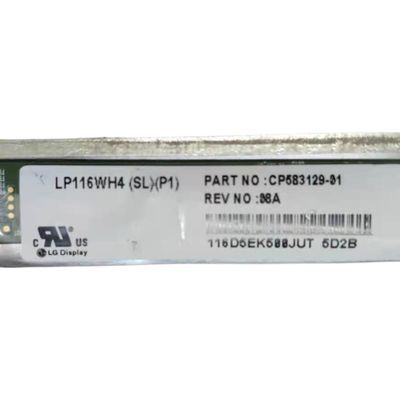 LP116WH4-SLP1 شاشة LG 11.6 بوصة 1366 (RGB) × 768400 شمعة / متر مربع شاشة LCD الصناعية
