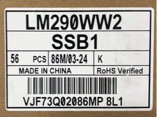 LM290WW2-SSB1 شاشة LG 29.0 &quot;2560 (RGB) × 1080 300cd / m2 شاشة LCD الصناعية