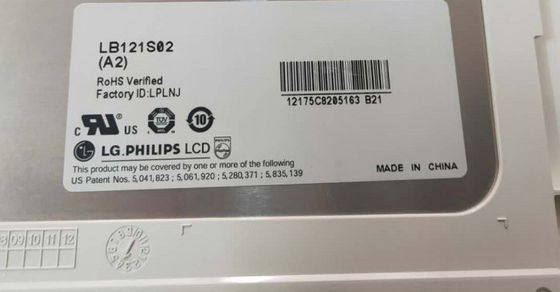 12.1" 800×600 400cd/m2 82PPI WLED TFT Panel LB121S03-TL01 65/65/50/60 (النوع) ((CR≥10)